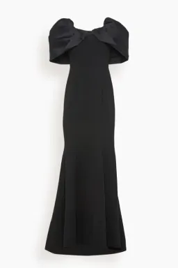 Rachel Gilbert Viola Gown Black Size 12 for rent on The Volte - image 4
