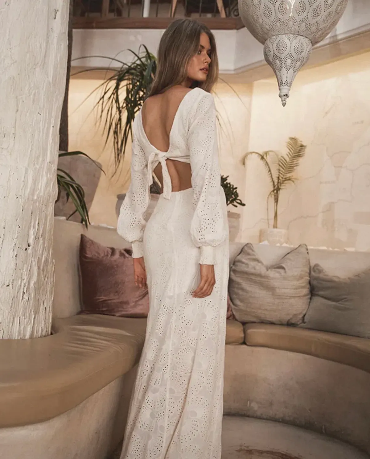 Winona Gazelle Knot Dress Neutral Size XXS / AU 4 - Image 3