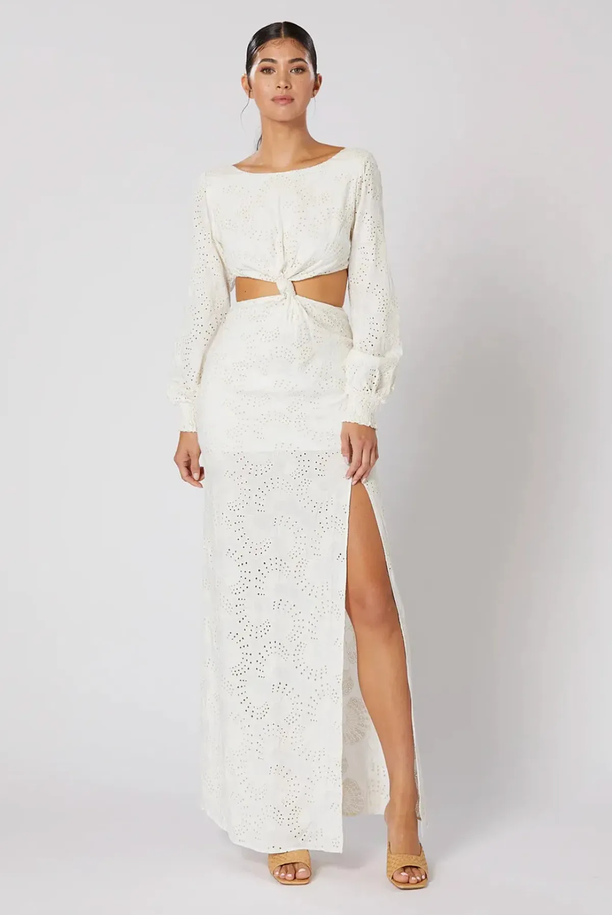 Winona Gazelle Knot Dress Neutral Size XXS / AU 4 - Image 7