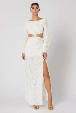 Winona Gazelle Knot Dress Neutral Size XXS / AU 4 for rent on The Volte - image 7