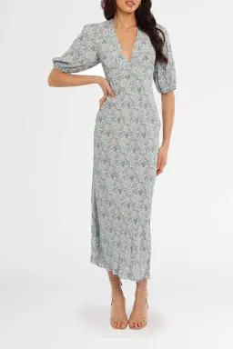 Rixo London Steph Midi Dress Floral Size 10 for rent on The Volte - image 1
