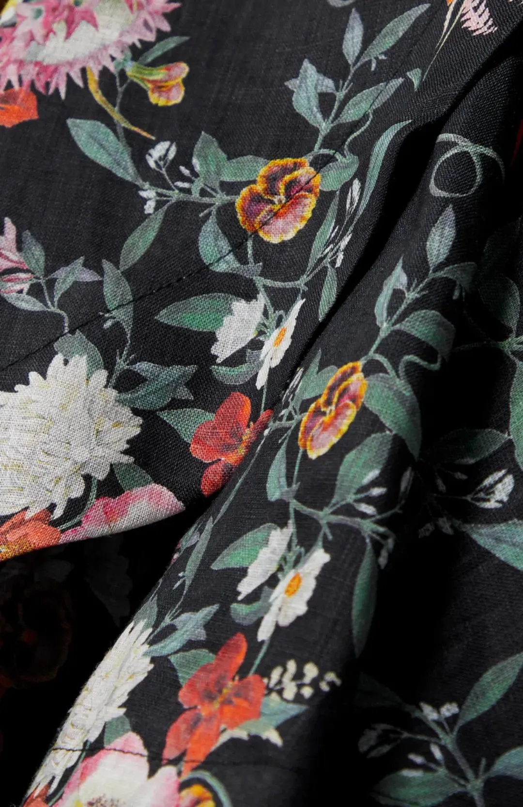 Zimmermann Mini Wrap Dress Elka Vine Black Print Size 1 / AU 10 for rent on The Volte - main image