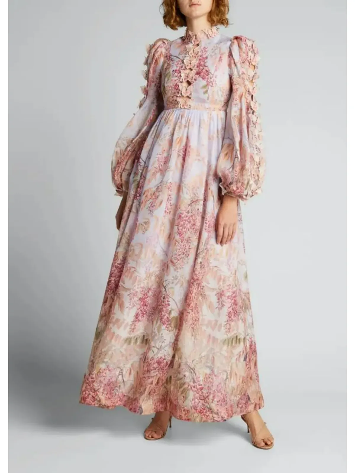 Zimmermann Botanica Butterfly Gown Floral Blush Size 1 / AU 10 - Image 1
