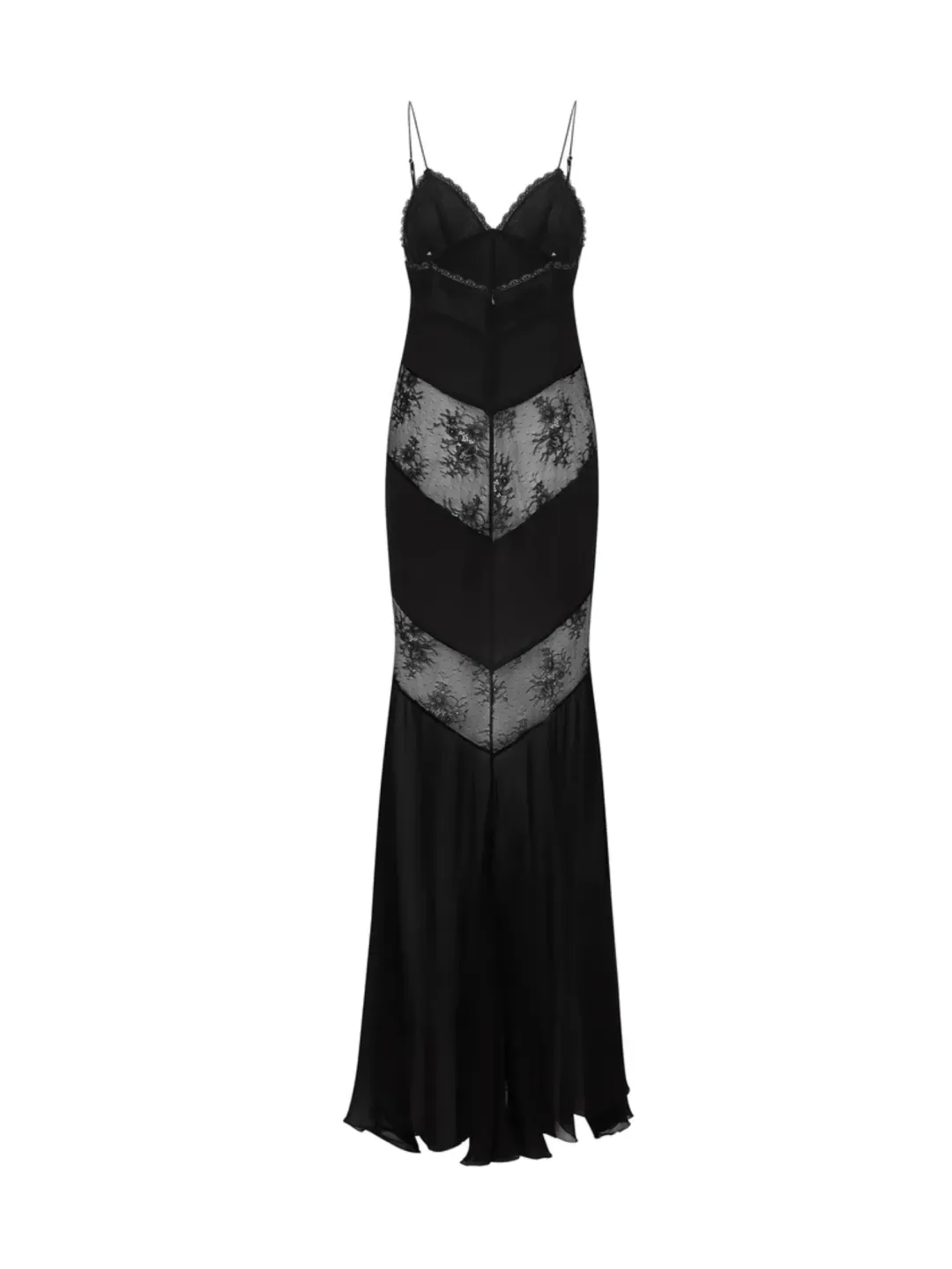 Rat & Boa Venezia Lace Slip Dress in Black Size AU 6 for rent on The Volte - main image