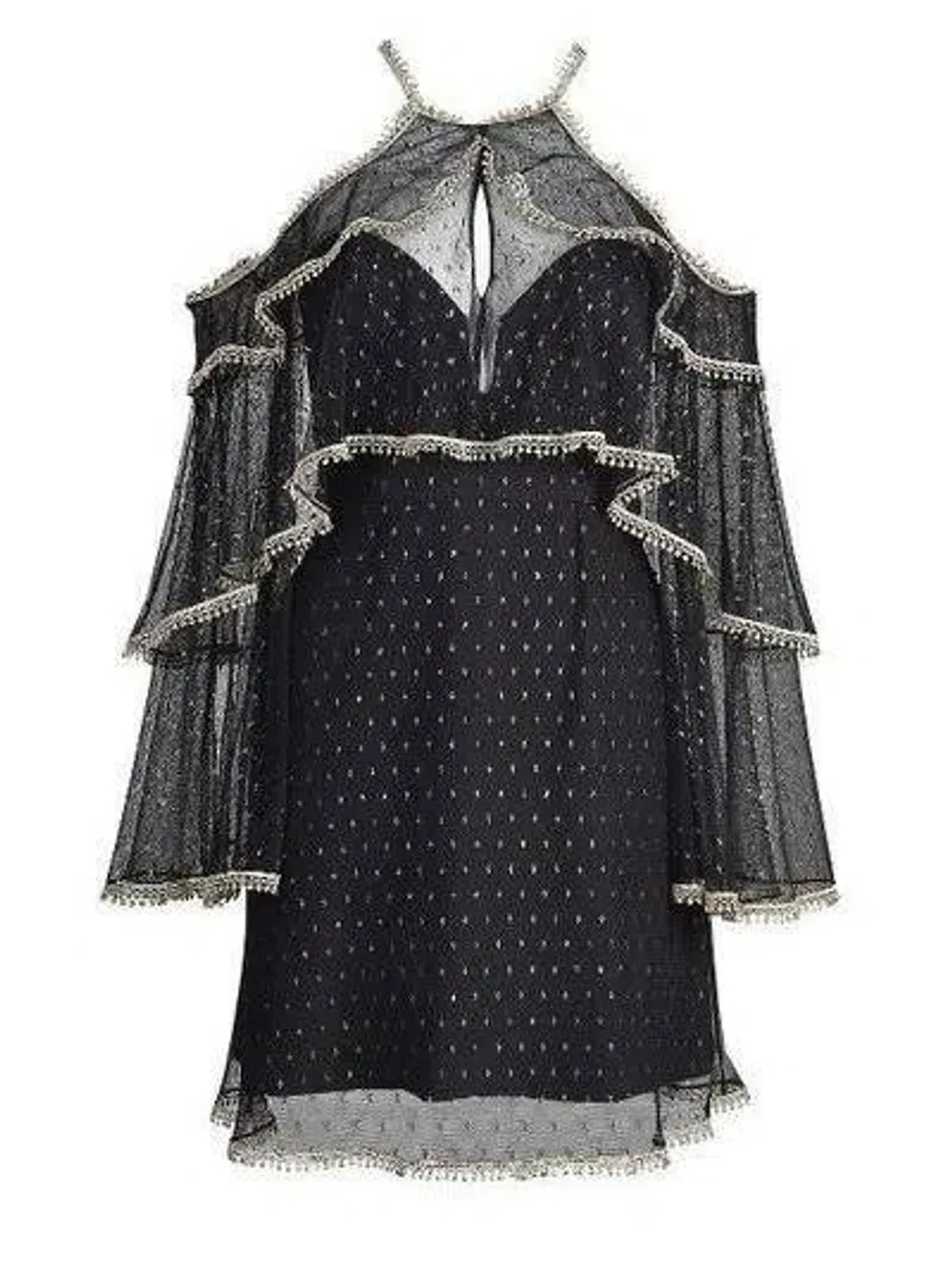 Thurley Moondance Mini Dress in Black Size AU 10 for rent on The Volte - main image