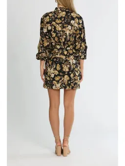 Shona Joy Palermo Panelled Mini Dress in Multi Size AU 14 for rent on The Volte - image 3