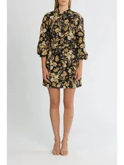 Shona Joy Palermo Panelled Mini Dress in Multi Size AU 14 for rent on The Volte - image 1