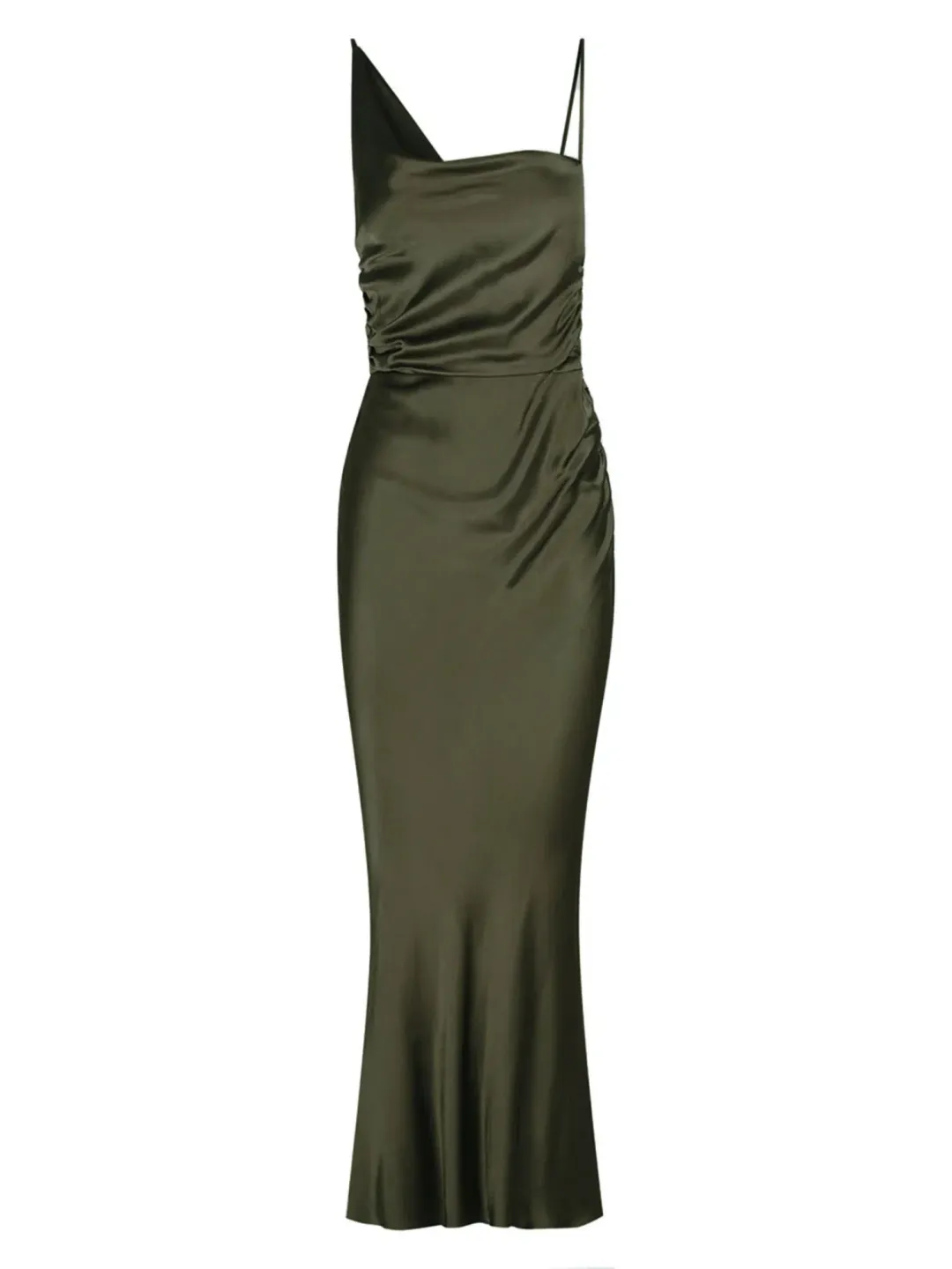 Shona Joy Giorgia Cowl Midi Dress in Forest Size AU 12 for rent on The Volte - main image