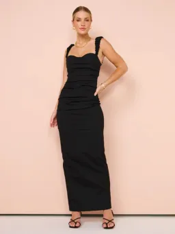 Sir the Label Azul Balconette Dress in Black Size 1 / AU 8 for rent on The Volte - image 1