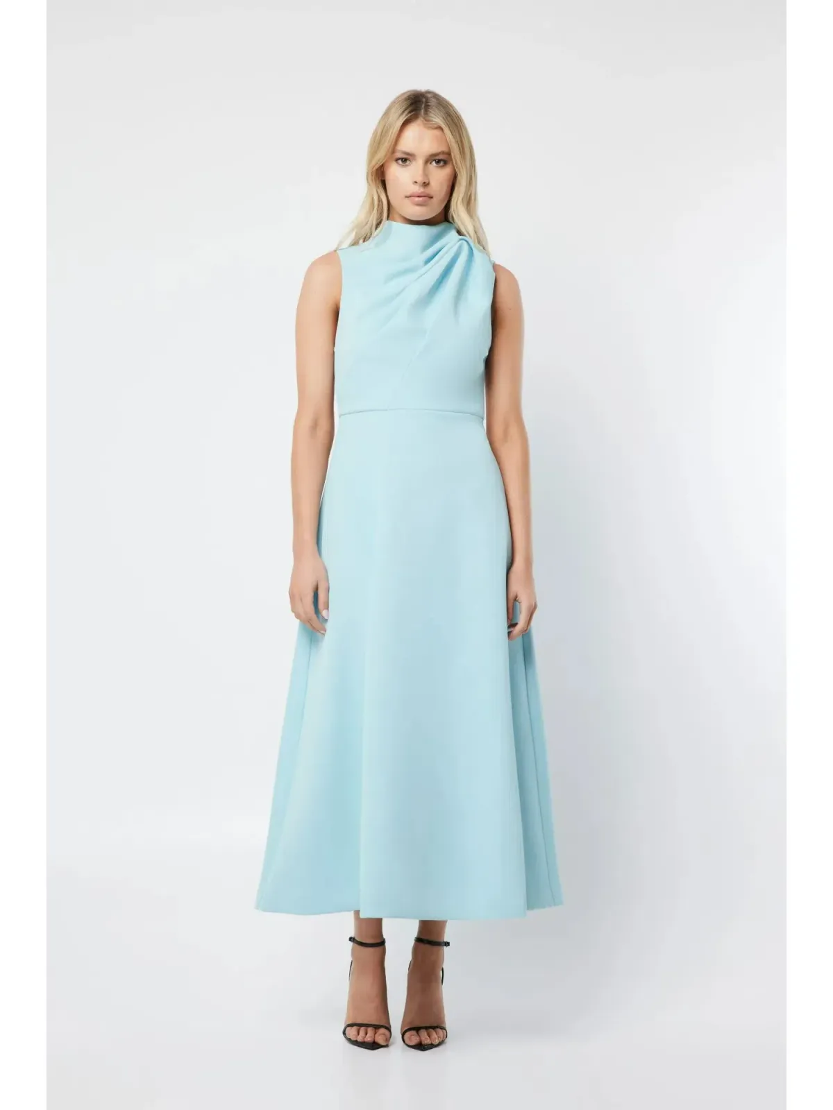 Mossman Cosmic Maxi Dress Mist Blue Size AU 8 - Image 2