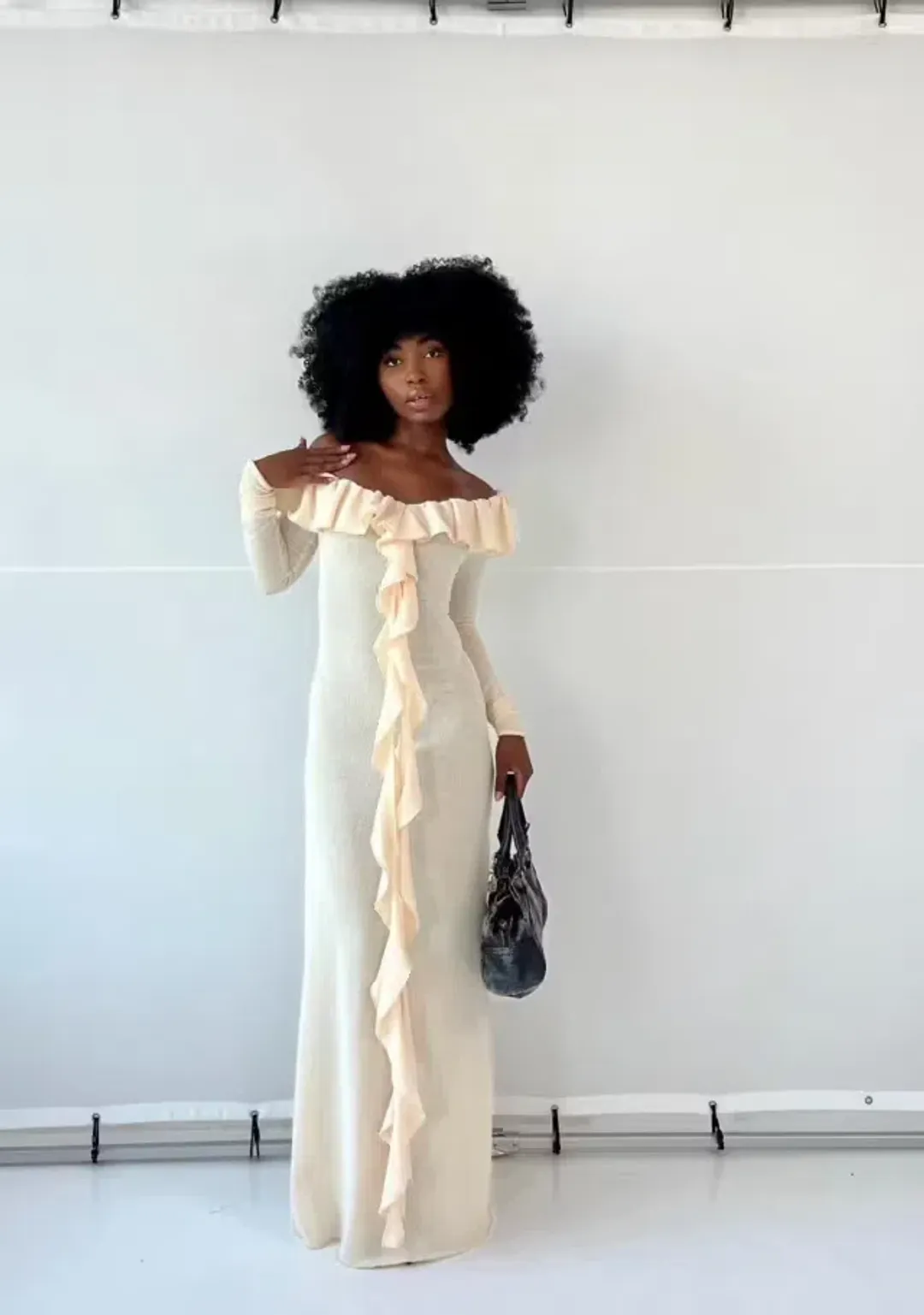 Arcina Ori Mila Dress In Beige Size S / AU 8 for rent on The Volte - main image