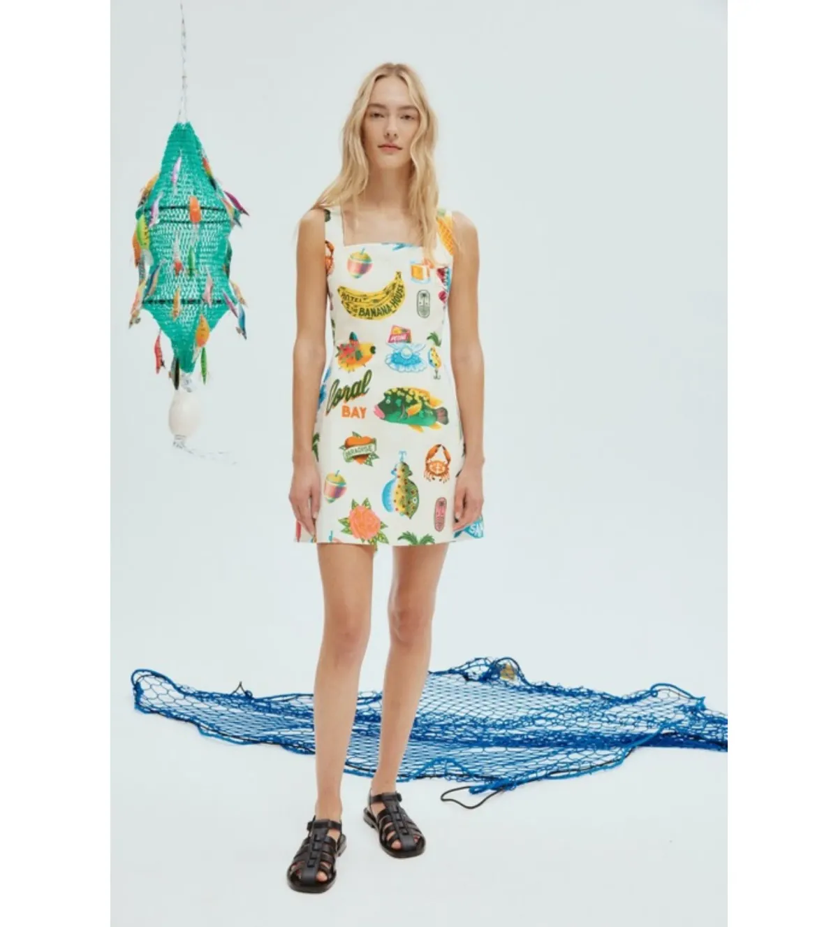 Alemais Samaki Mini Dress Print Size 8 - Image 1