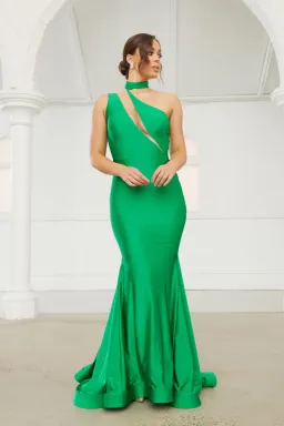 Nicole Bakti Nicole Dress Green Size 8 for rent on The Volte - image 1