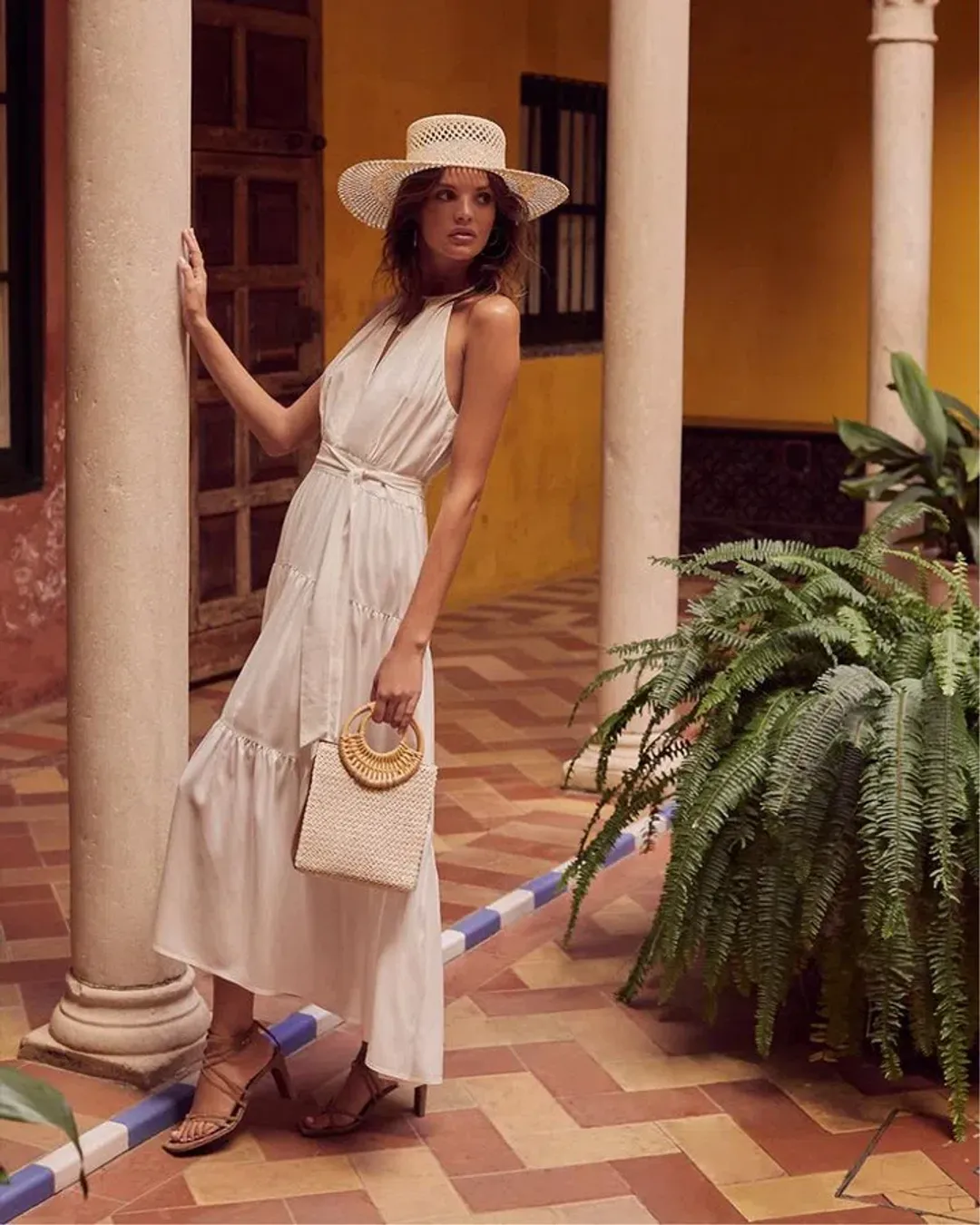 Sheike White Heat Dress White Size 16 for rent on The Volte - main image