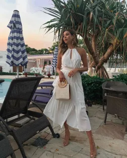 Sheike White Heat Dress White Size 16 for rent on The Volte - image 1