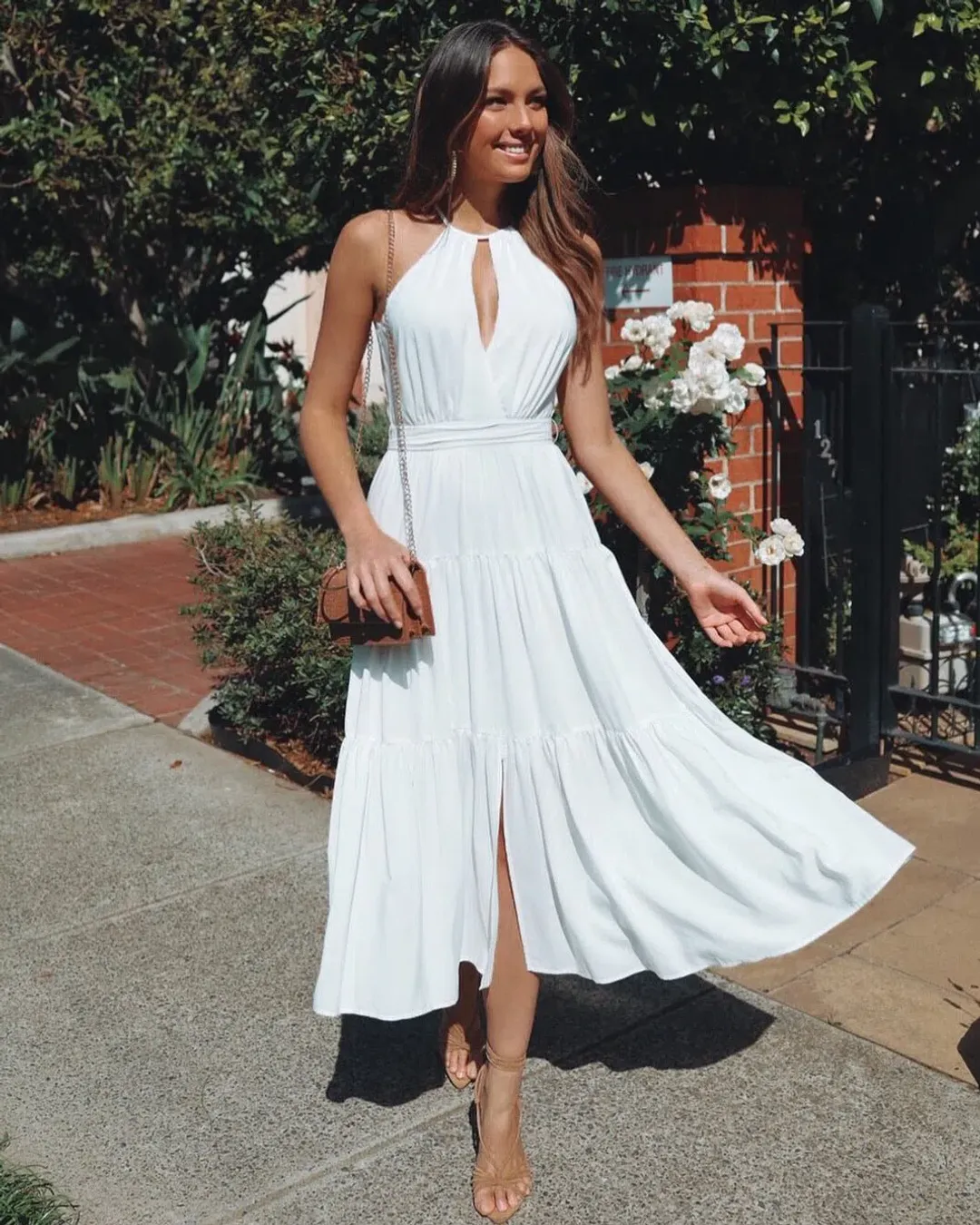 Sheike White Heat Dress White Size 16 for rent on The Volte - main image