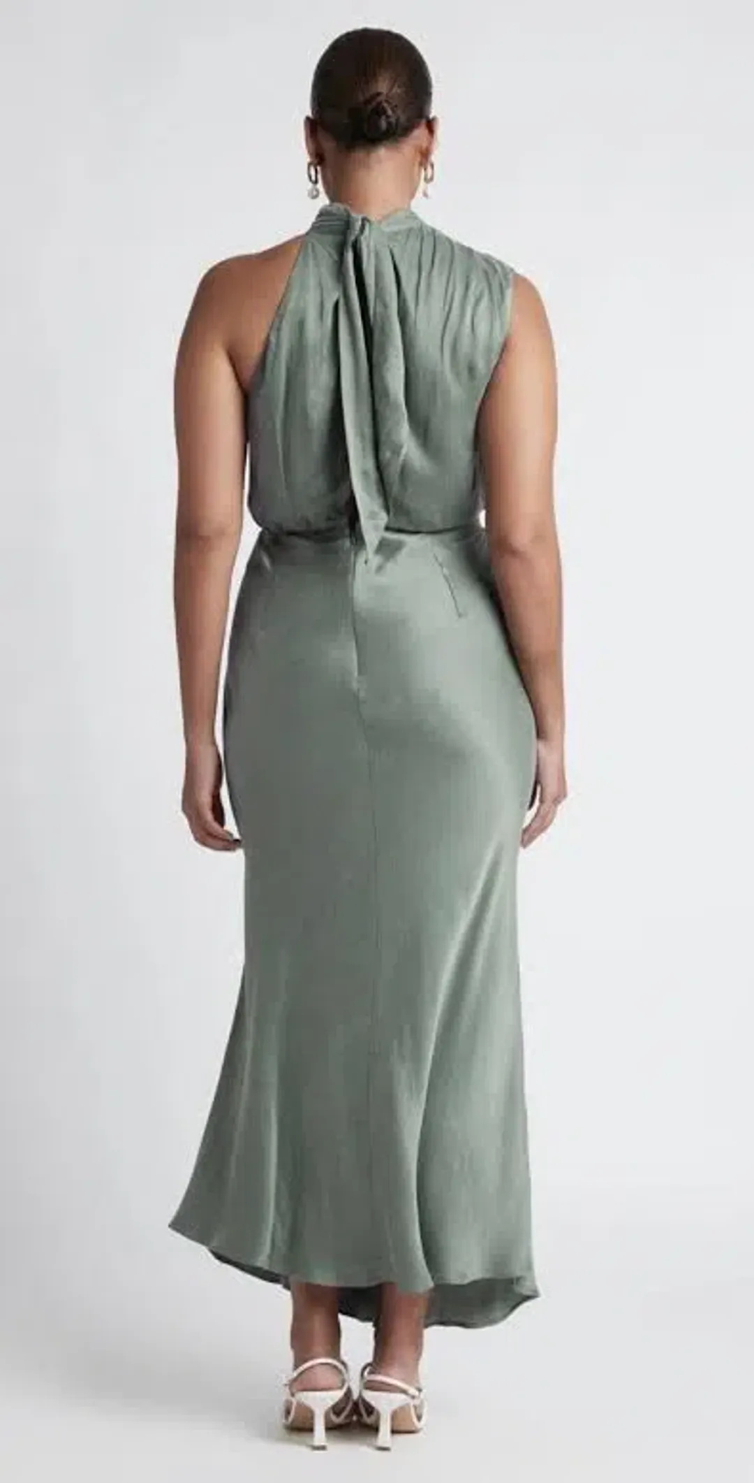 Sheike Park Ave Dress in Sage Size 16 for rent on The Volte - main image