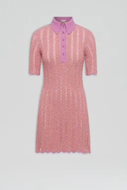 Scanlan Theodore Knit Shirt Dress Pink Size XS/ AU 8 for rent on The Volte - image 8