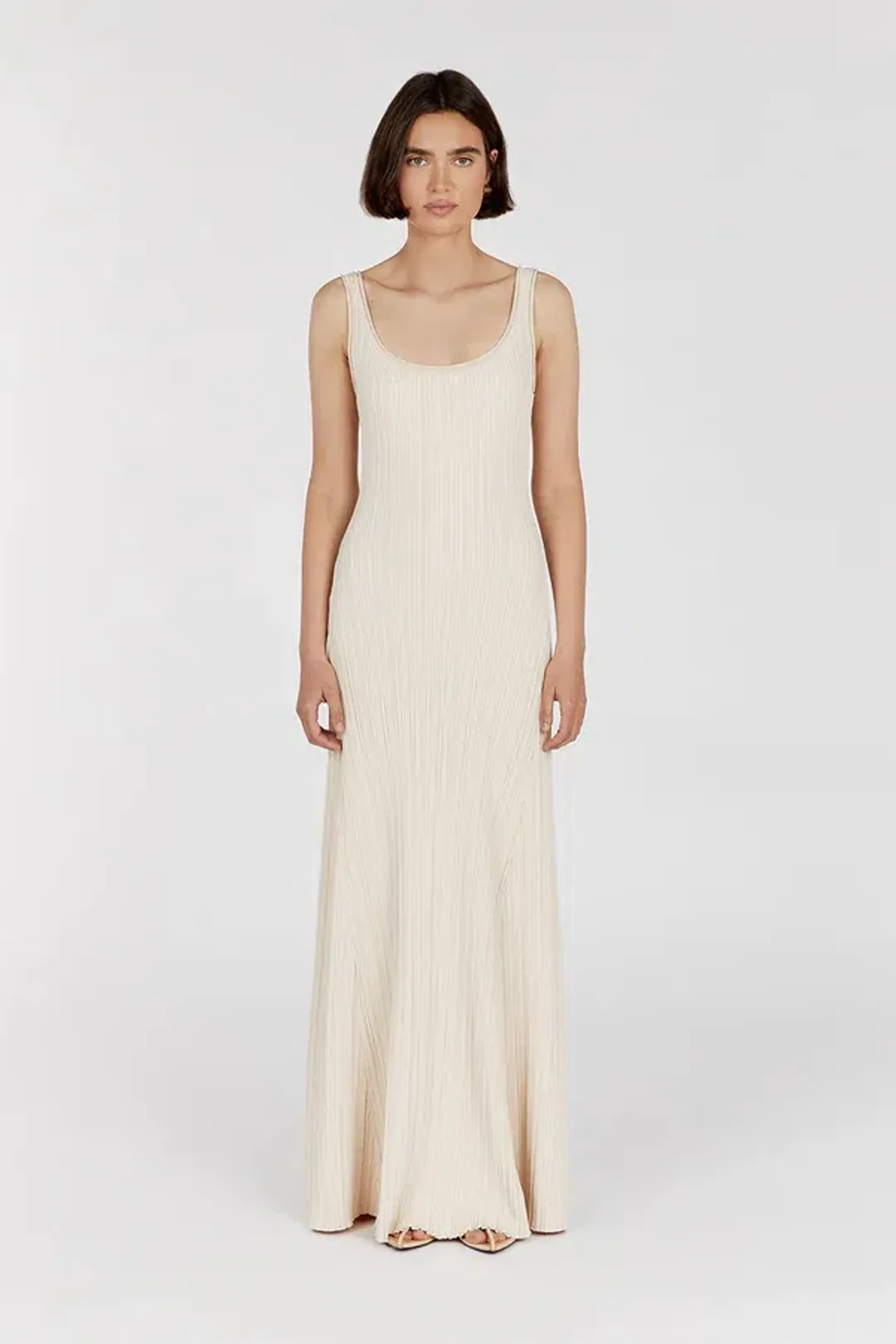 Dissh Bella Knit Maxi Dress Butter Size S / AU 8 for rent on The Volte - main image