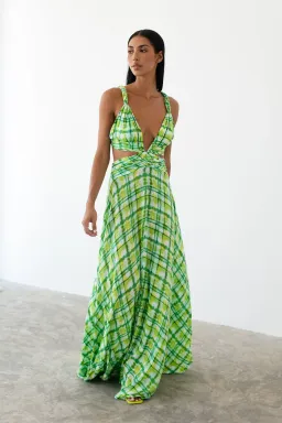 Le Salty Label Skylar Gown Green Size 6 for rent on The Volte - image 1