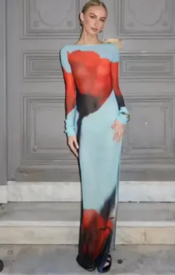 Rat & Boa Santino Mesh Dress Floral Size 10 for rent on The Volte - image 3