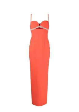 Rachel Gilbert Kyra Gown Flame Orange Size 4/AU 14 for rent on The Volte - image 3
