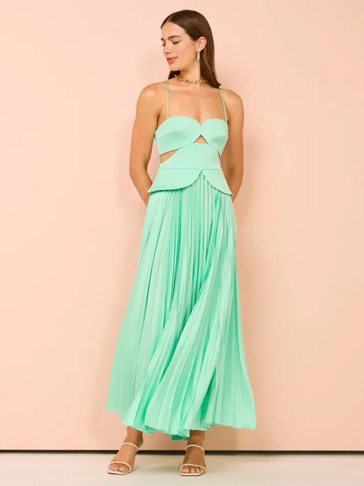 Acler Atholton Midi Dress Arctic Mint Size 12 - Image 2