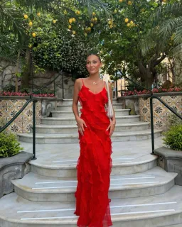 Rat and Boa Cecelia Dress Red Size M/AU 10 for rent on The Volte - image 2