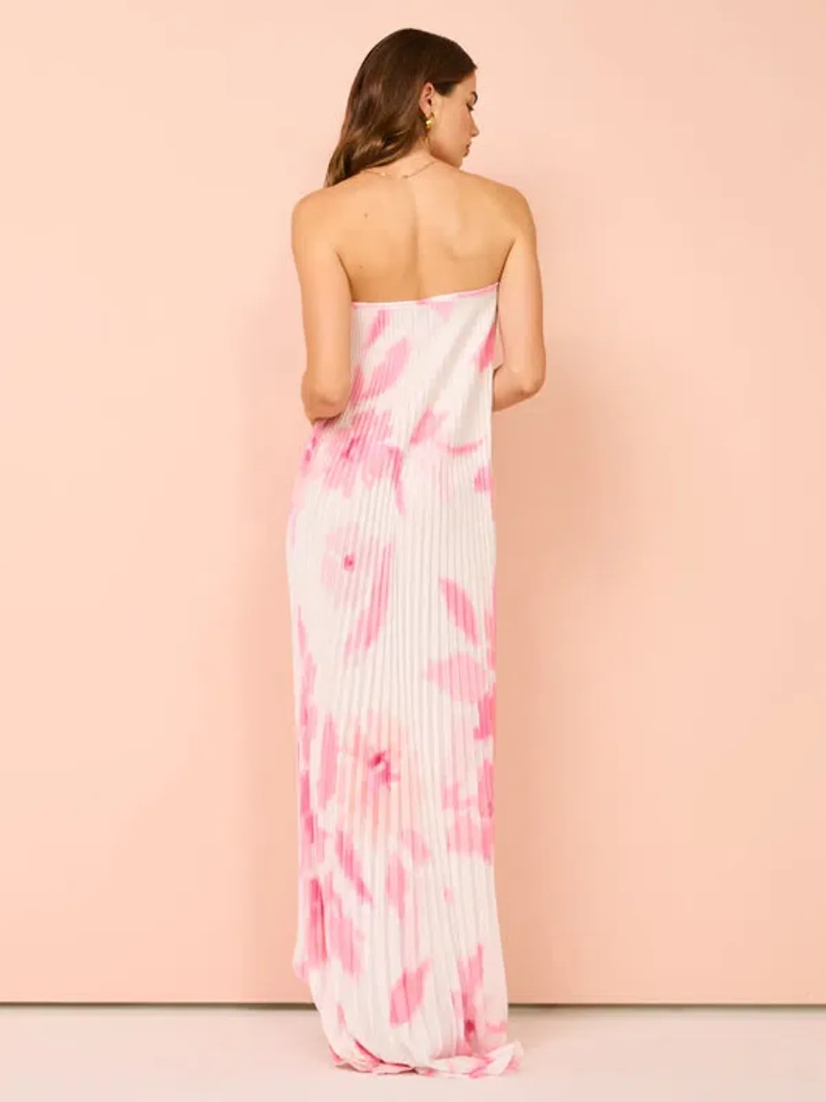 L’Idee Feminite Dress Jardin Pink Size 10 - Image 3