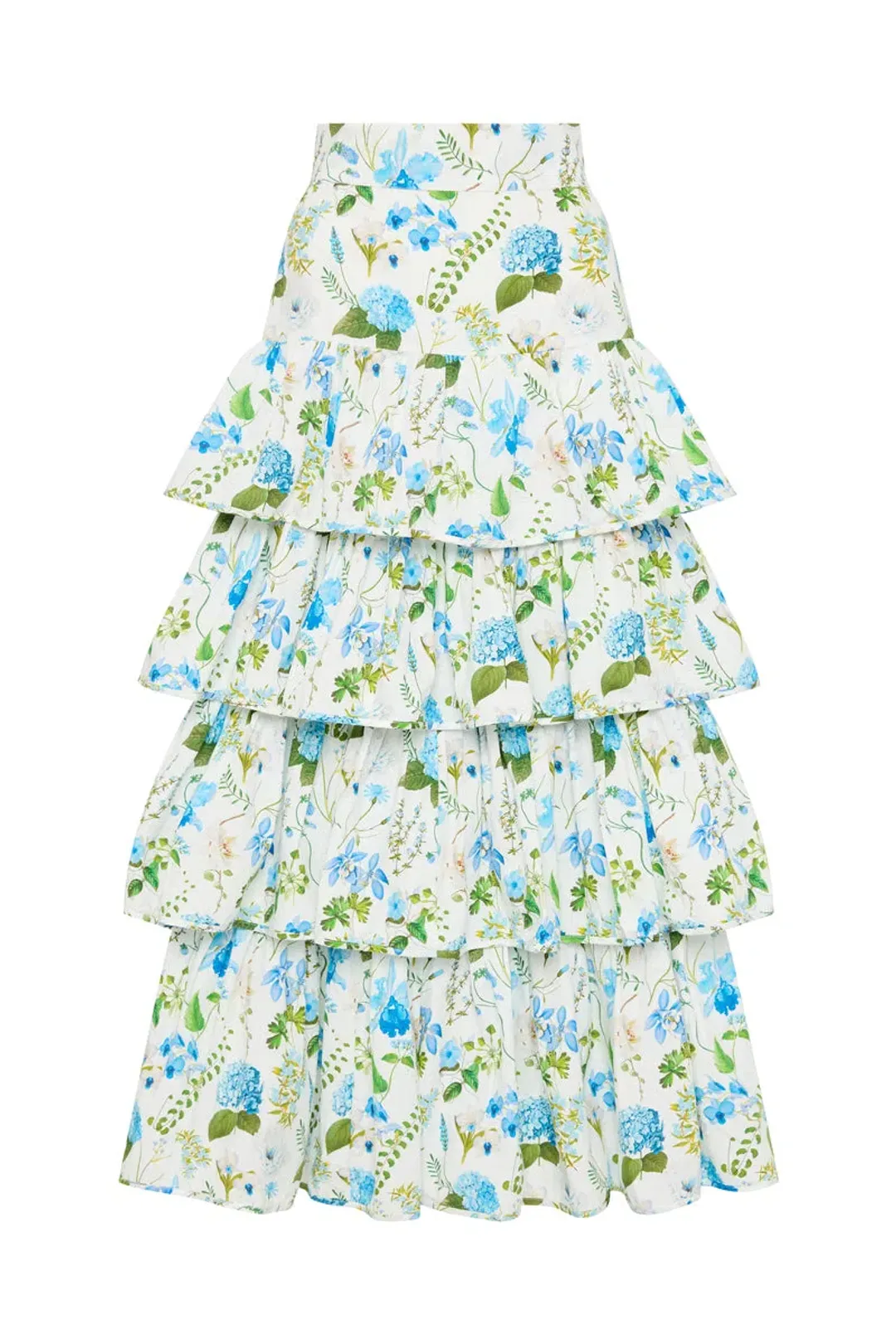 Palm Noosa Triton Skirt in Blue Orchid Floral Size 10 for rent on The Volte - main image
