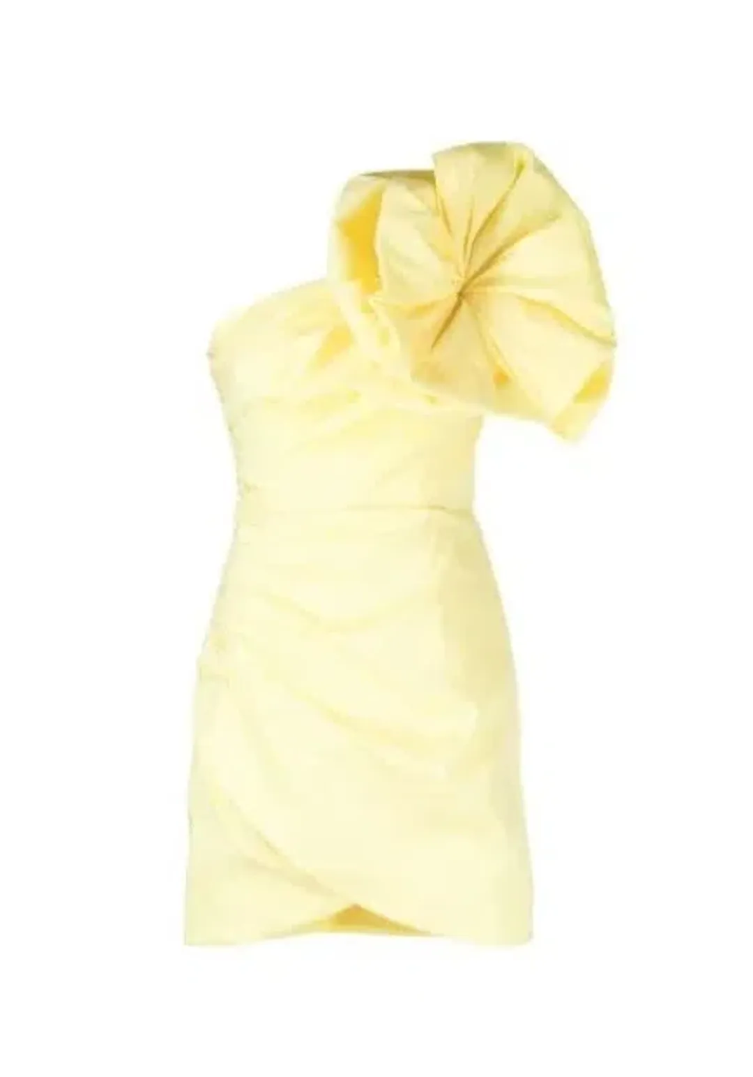 Rachel Gilbert Evana Mini Dress Yellow Size 4/AU 14 for rent on The Volte - main image