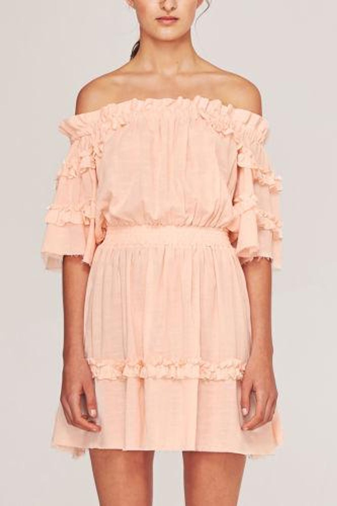 Steele Nude Soleil Dress Size 8 for rent on The Volte - main image