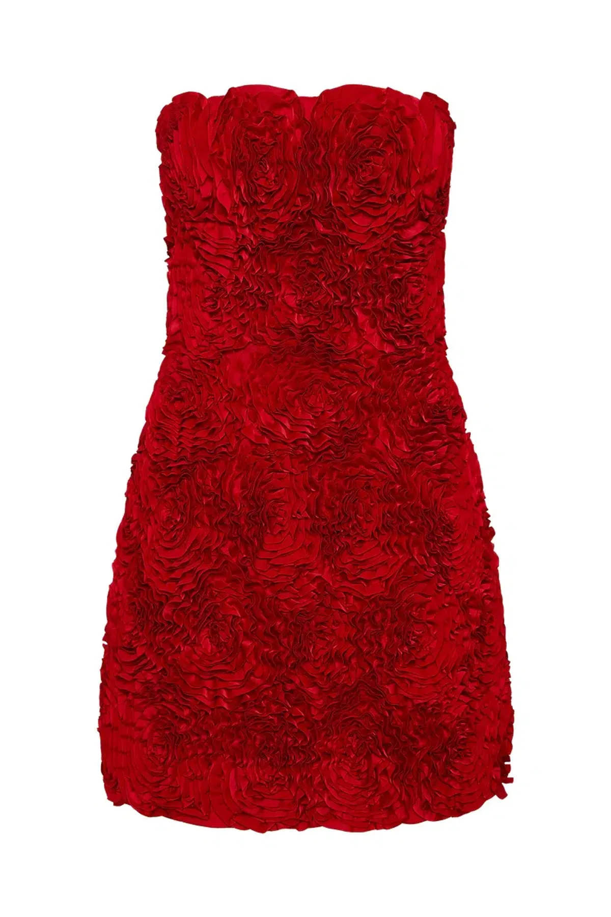 Aje Gazer Rosette Mini Dress Scarlet Red Size AU 8 - Image 5
