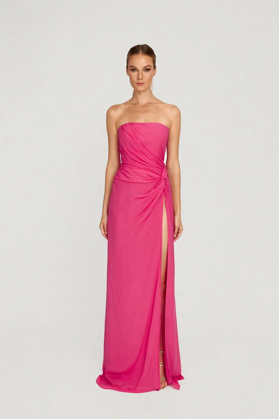 Sau Lee Hera Maxi Dress Hot Pink Size 8 for rent on The Volte - main image