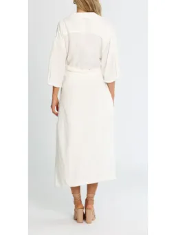 Camilla and Marc Marina Midi Dress in White Size AU 12 for rent on The Volte - image 3