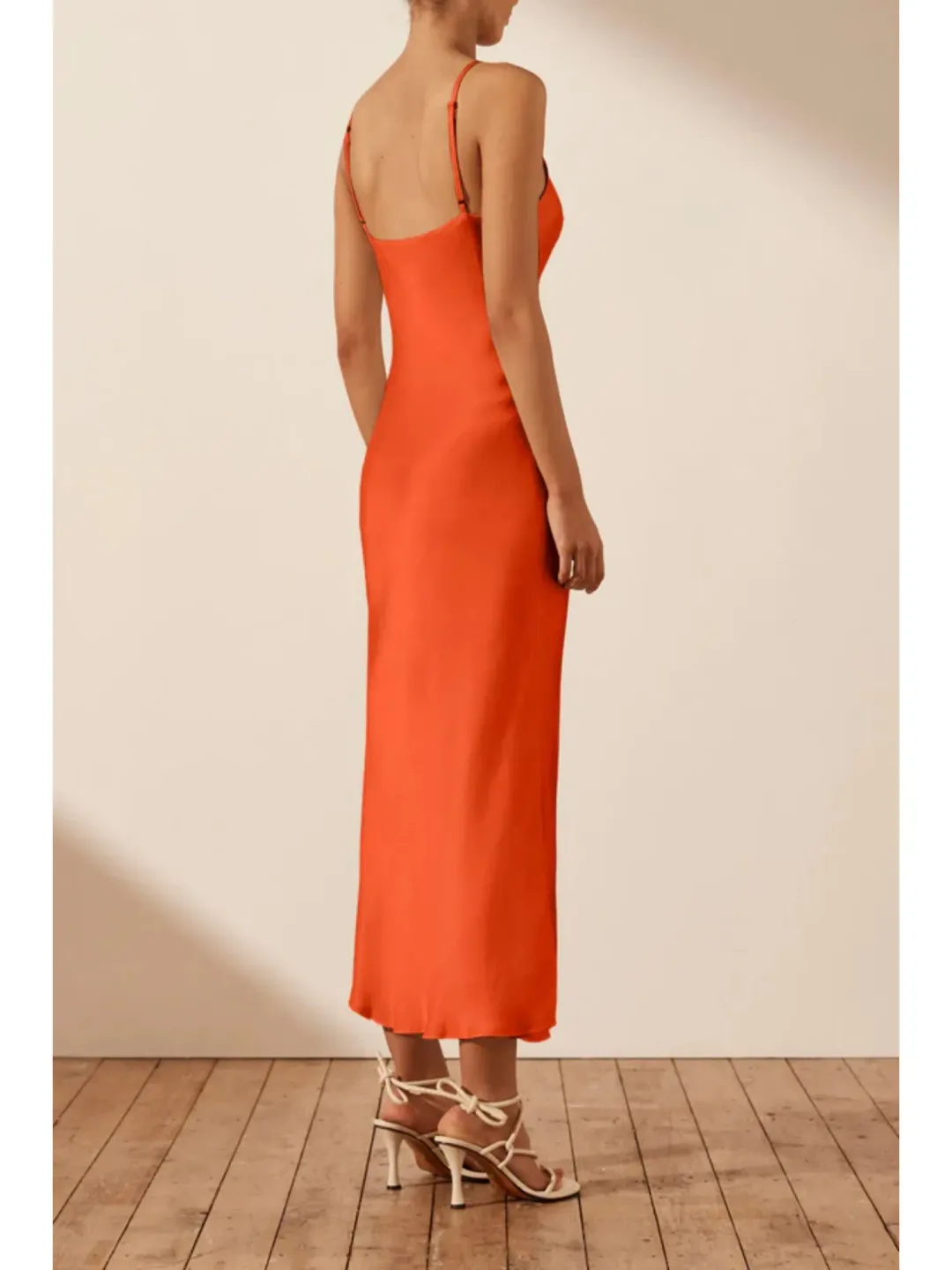 Shona Joy Milo Cut Out Midi Dress Hibiscus Size AU 6 for rent on The Volte - main image