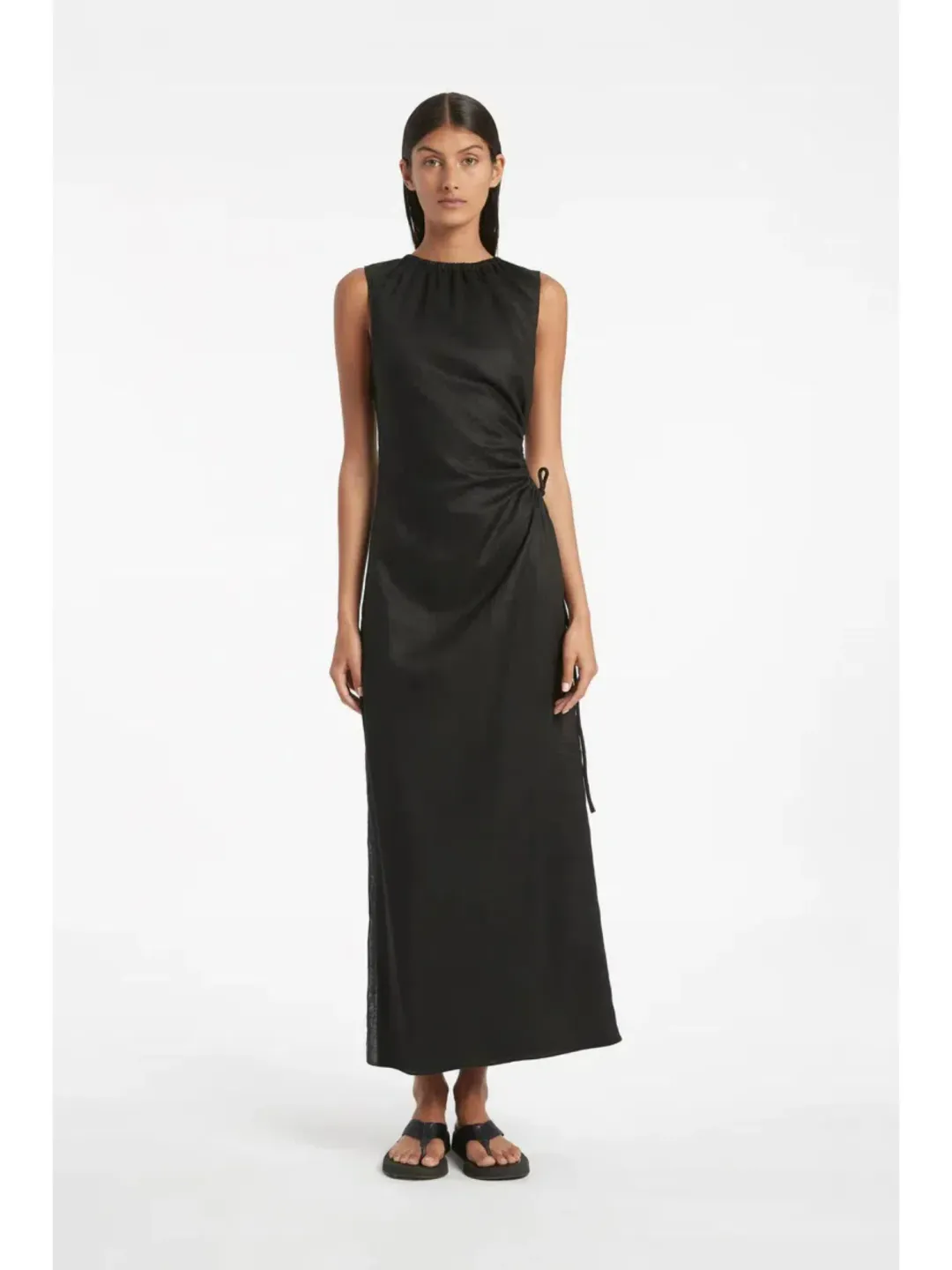Sir The Label Blanche Cut Out Dress Black Size 2 / AU 10 for rent on The Volte - main image