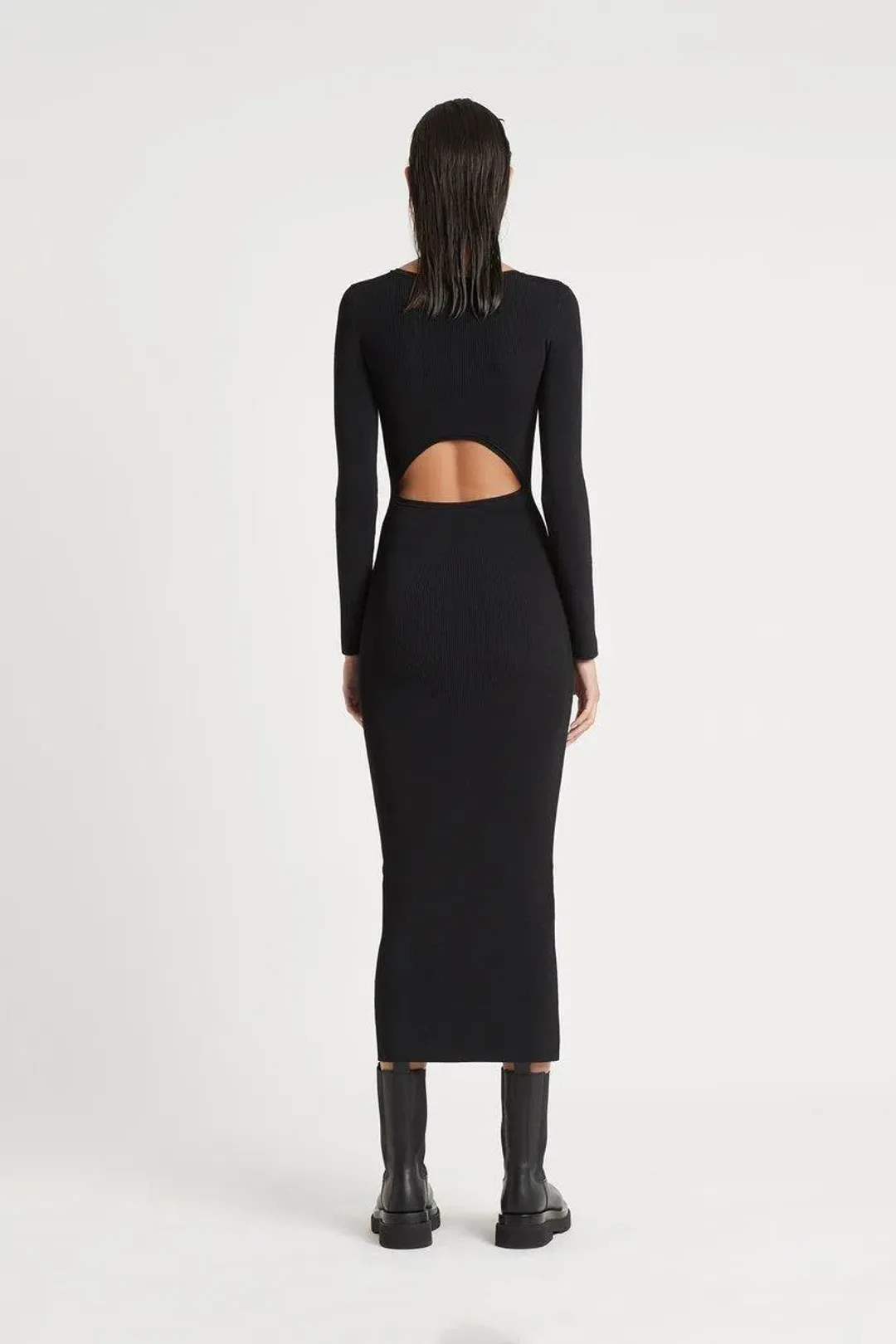 Sir The Label Celle Reversible Dress in Black Size 0 / AU 6 for rent on The Volte - main image