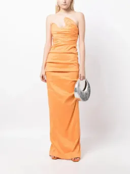 Rachel Gilbert Cheri Maxi Gown Orange Size AU 12 for rent on The Volte - image 1