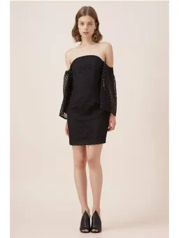 Keepsake Last Dance Mini Dress Black Size XS / AU 6 for rent on The Volte - image 1