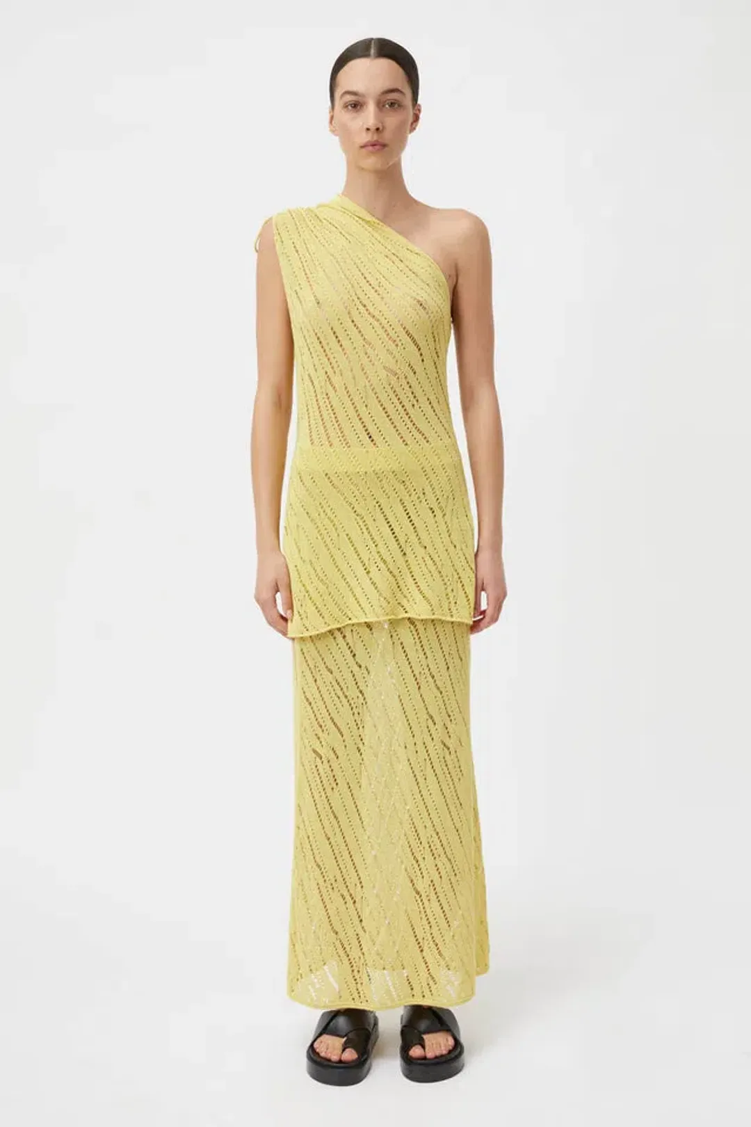 Camilla and Mark Clover Knit Set Yellow Size 10/M for rent on The Volte - main image