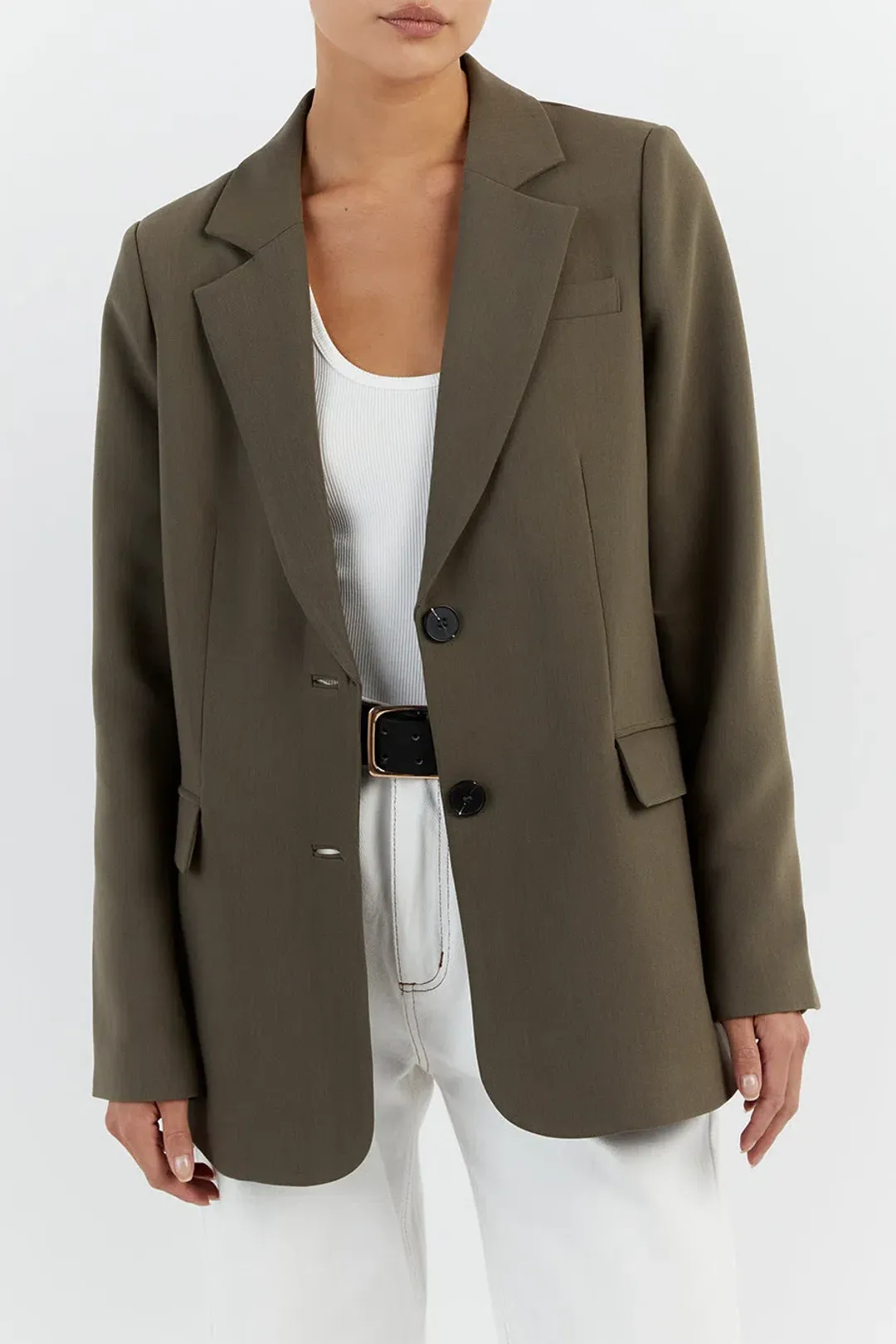 DISSH Willa Petrol Two-Piece Suit Green Size 10 for rent on The Volte - main image