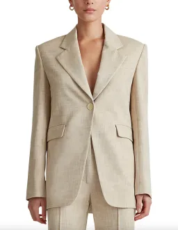 Camilla & Marc Abrera Two-Piece Suit Beige Size 8 for rent on The Volte - image 2