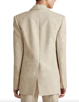 Camilla & Marc Abrera Two-Piece Suit Beige Size 8 for rent on The Volte - image 4