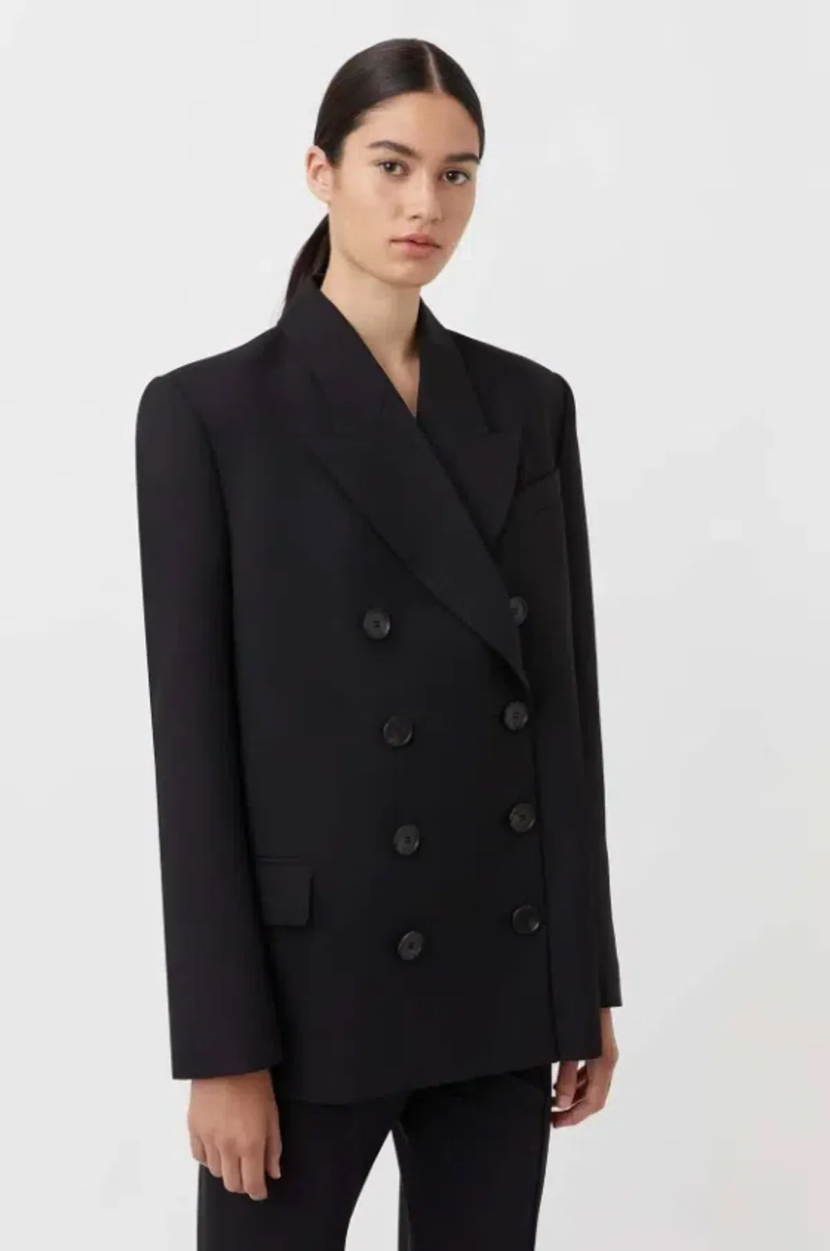 Camilla & Marc Marta Two-Piece Suit Black Size 8 - Image 2