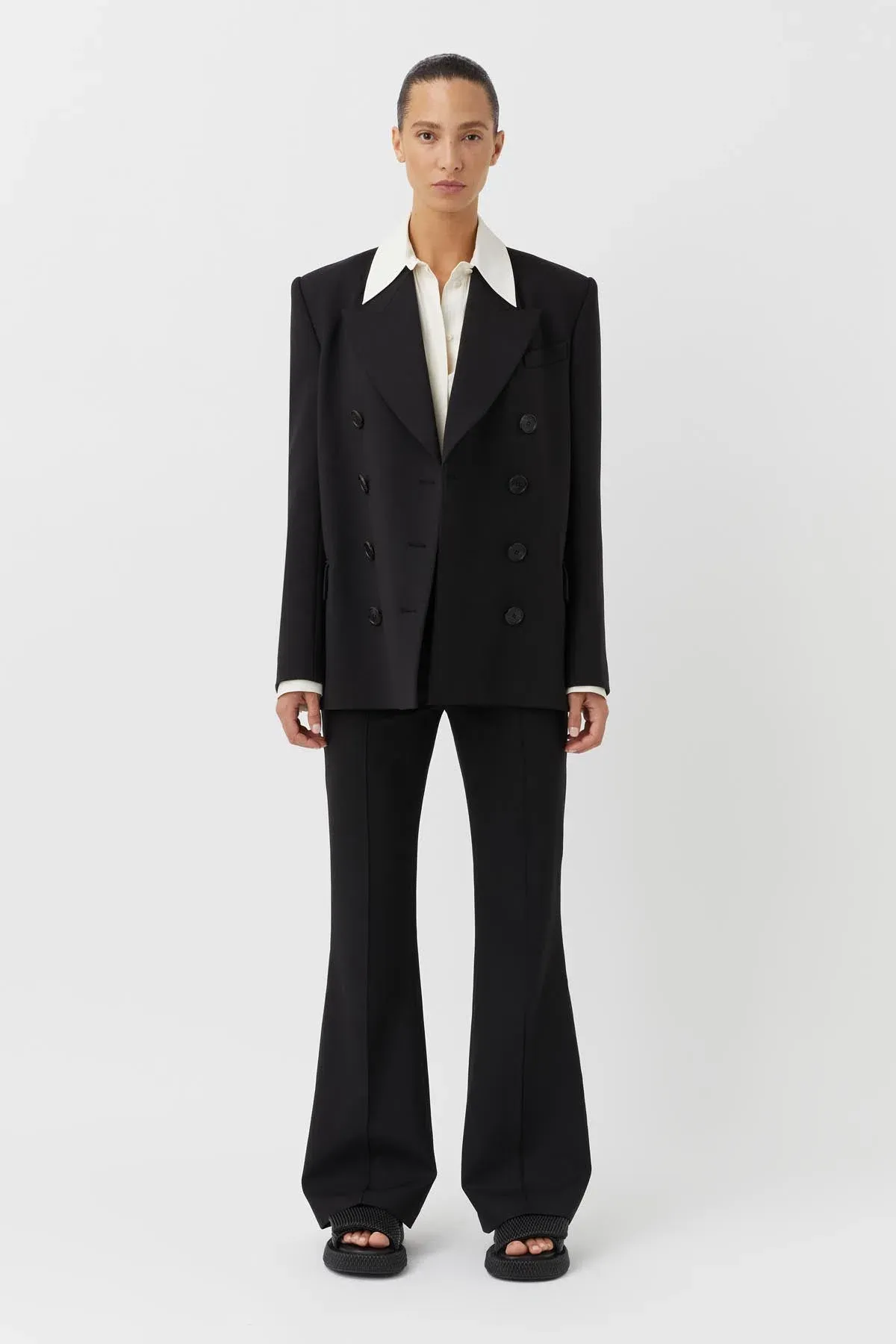 Camilla & Marc Marta Two-Piece Suit Black Size 8 - Image 1