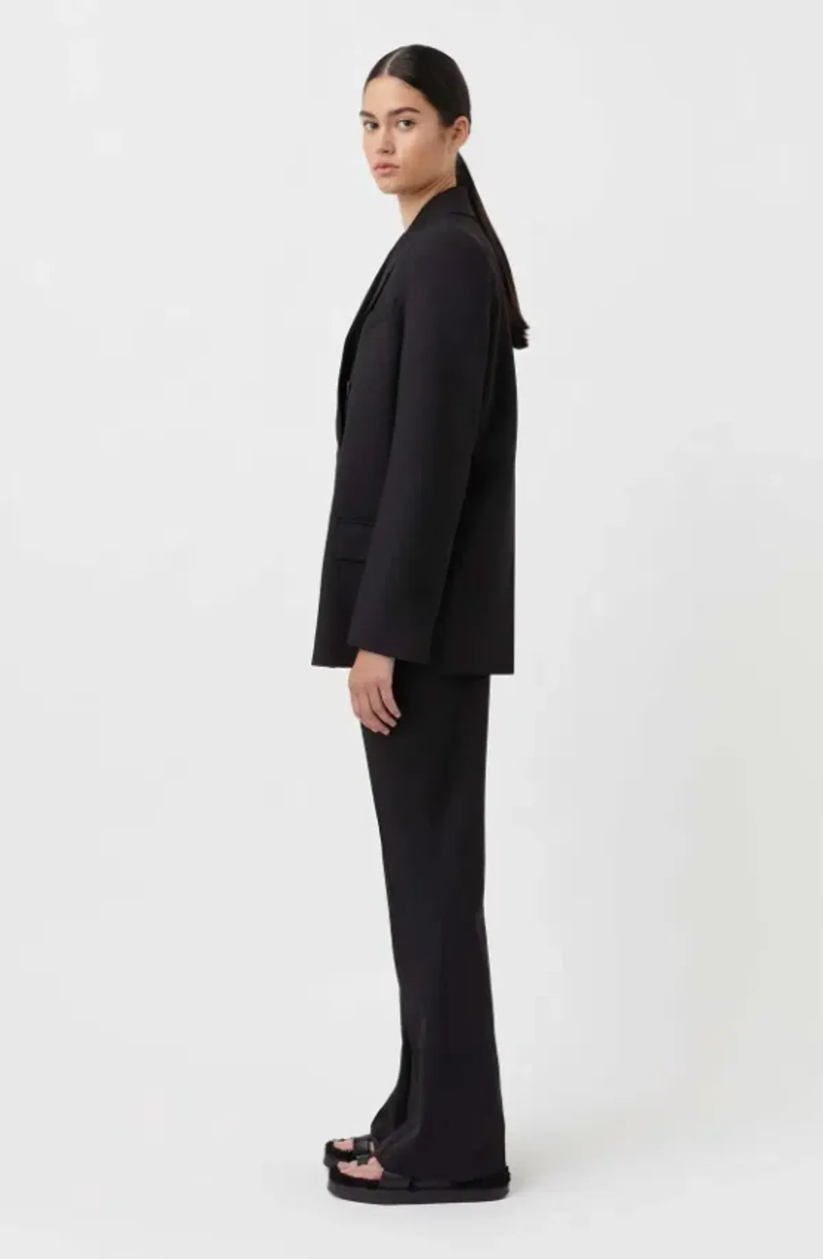 Camilla & Marc Marta Two-Piece Suit Black Size 8 - Image 4