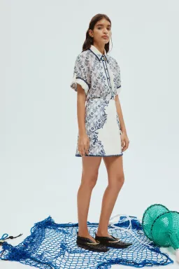 Alemais Airlie Shirt and Mini Skirt Floral Size 8 for rent on The Volte - image 5