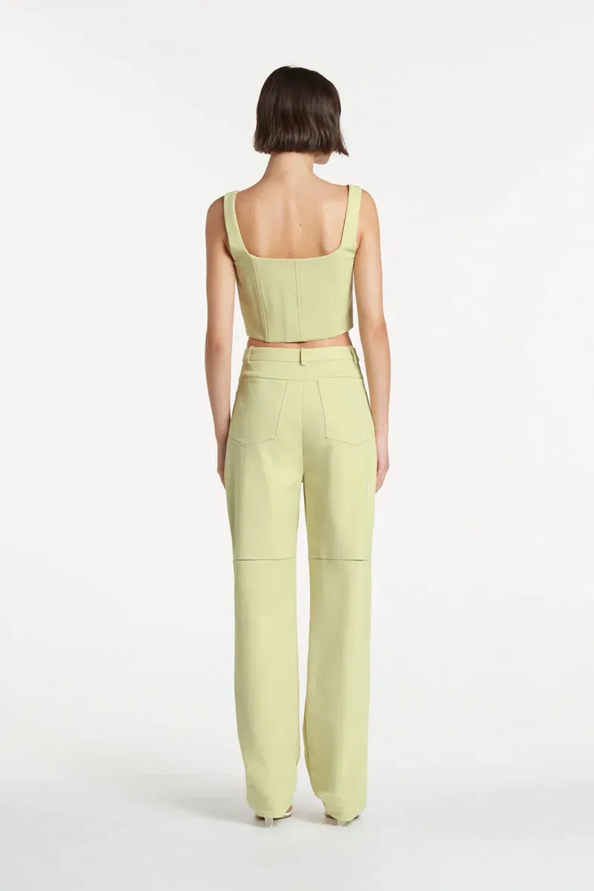 Sir the Label Set - Esther Structured Bodice & Pants Set in Pistachio Size 1 / AU 8 - Image 2