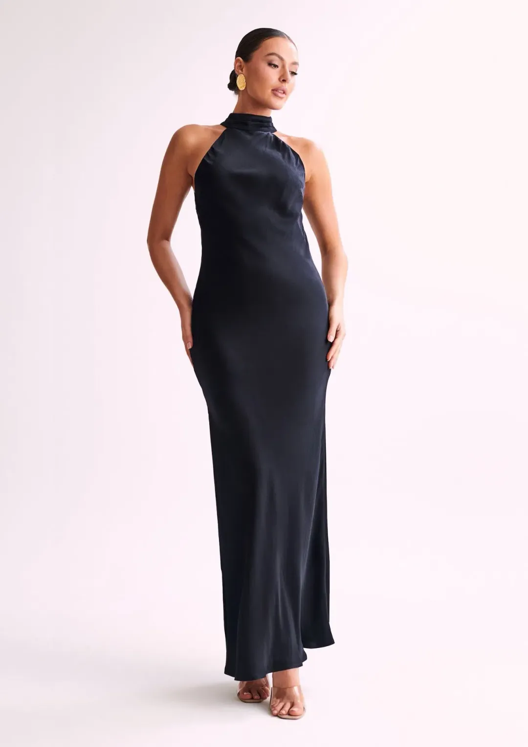 Meshki Claire Maxi Dress Black Size M / AU 10 for rent on The Volte - main image